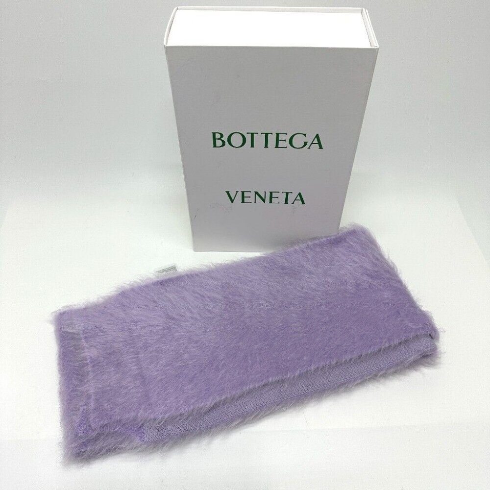 BOTTEGA VENETA double mohair Scarf mohair purple Unused